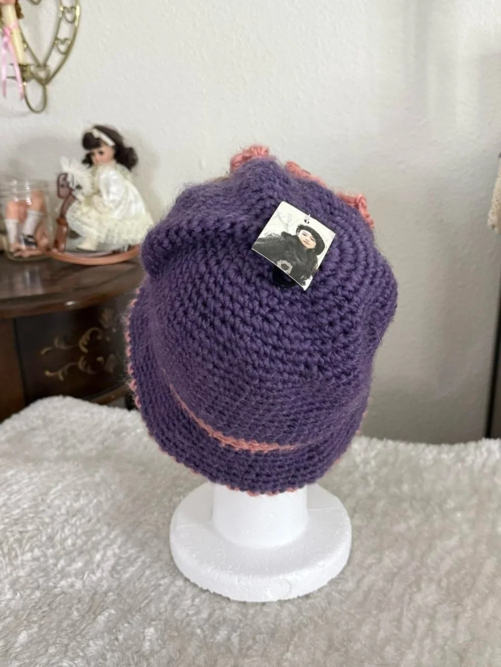 BNWT whimsical fairy grunge quirky crochet floral hat